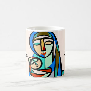 Den fredliga madonnan kaffemugg