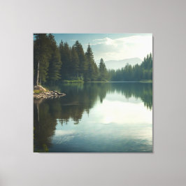 Den fredliga övergångsprocessen i Sjö Canvastryck