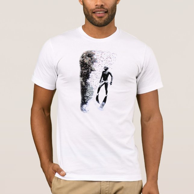 Den Freediver reven - passar. Organiskt (manar) Tee (Framsida)