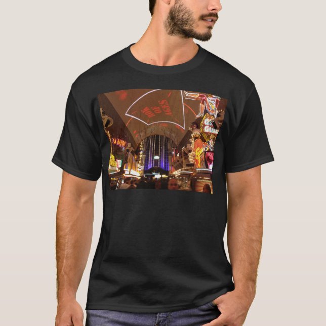 Den Fremont gatan erfar - Las Vegas T Shirt (Framsida)