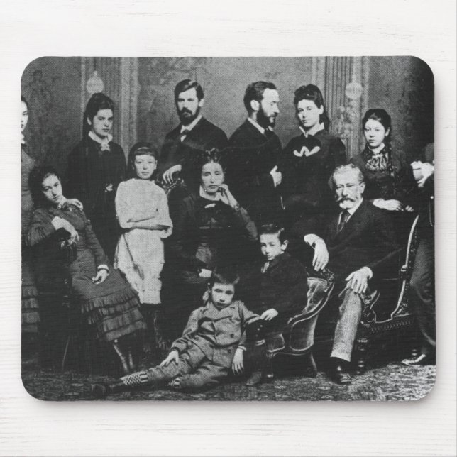 Den Freud familjen, c.1876 Musmatta (Framsidan)
