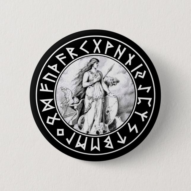 Den Freya runan skyddar på Blk Knapp (Framsida)