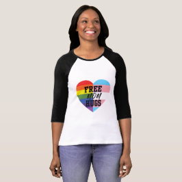 Den fria mamman kramar LGBTQ-baseball Jersey T Shirt
