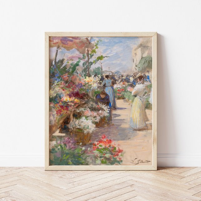 Den fria marknaden | Victor Gabriel Gilbert Poster (Skapare uppladdad)