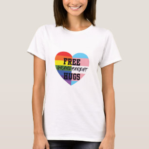 Den fria morföräldern kramar kvalitets- godor f t shirt