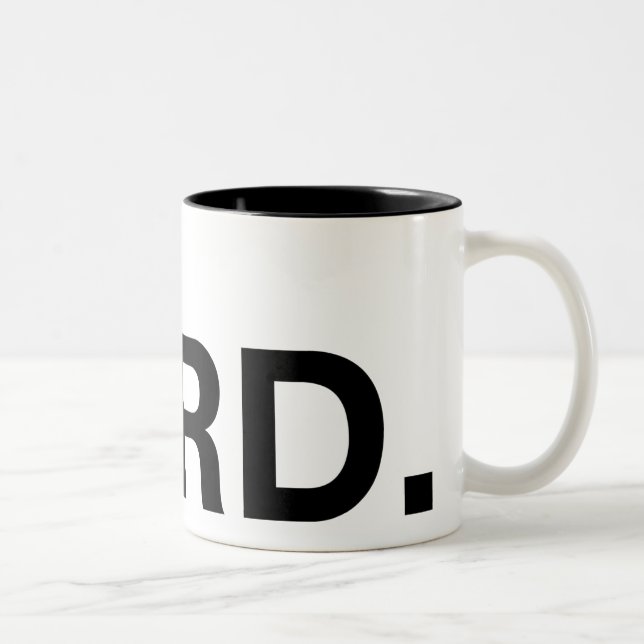 Den fria Nerdmuggen för Gluten Två-Tonad Mugg (Höger)