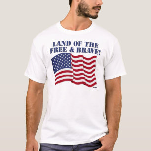 DEN FRIA OCH MODIGA LANDEN! T-SHIRT
