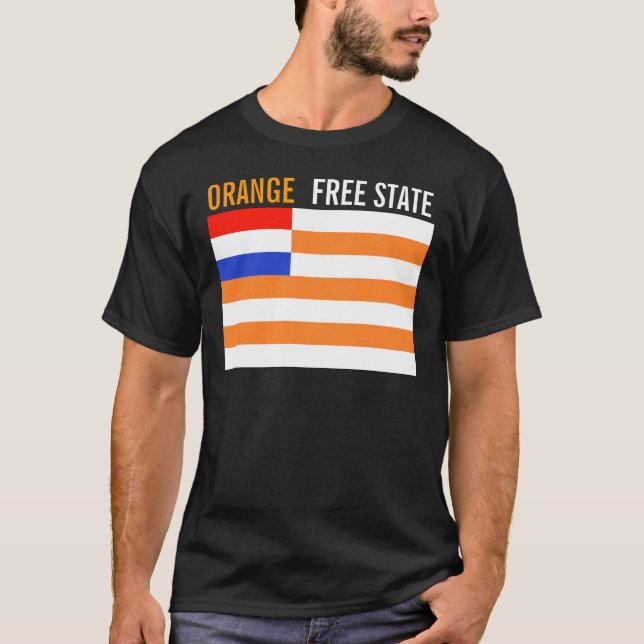 Den fria orangen påstår t-shirt (Framsida)