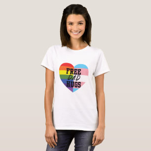 Den fria pappan kramar den extra passformen t shirt