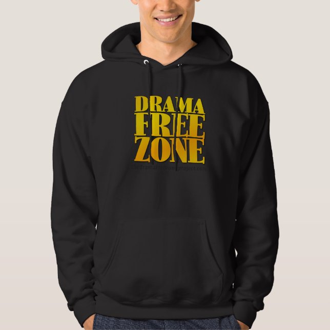 Den fria zona Hoodiesvarten för drama Tröja Med Luva (Framsida)