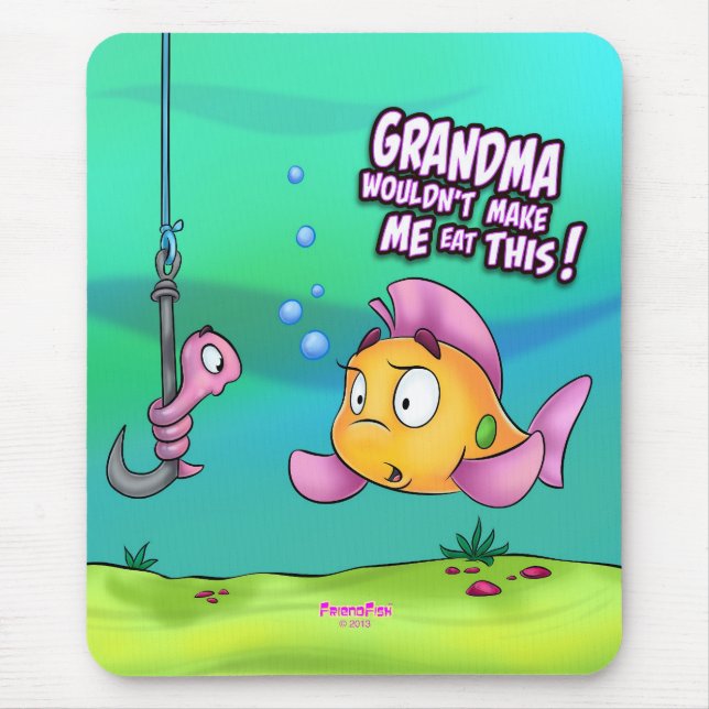 Den FriendFish musen vadderar Musmatta (Framsidan)