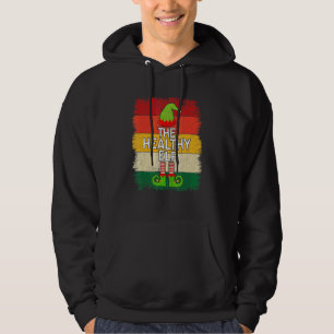 Den friska älgen Matchande grupp julfest Pyj Hoodie