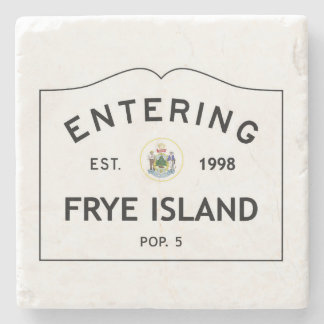 Den Frye ön undertecknar, den Frye ön Maine, Stenunderlägg