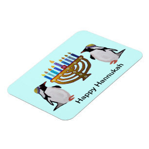 Den frysta Hannukah Premium Magnet