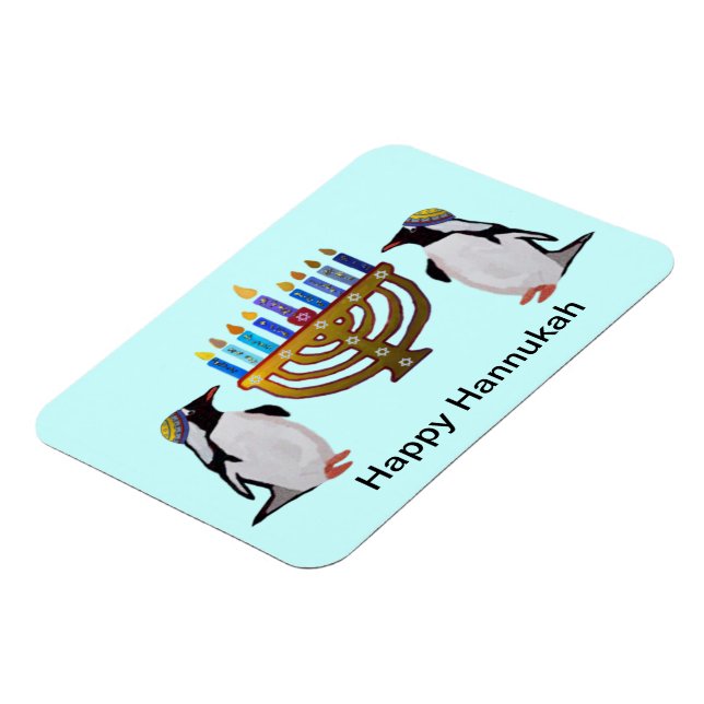 Den frysta Hannukah Premium Magnet (Vänstra Sidan)