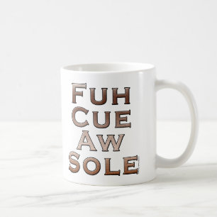 Den Fuh stickrepliken Aw sular Kaffemugg