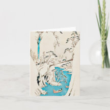 Den Fuji floden i snö