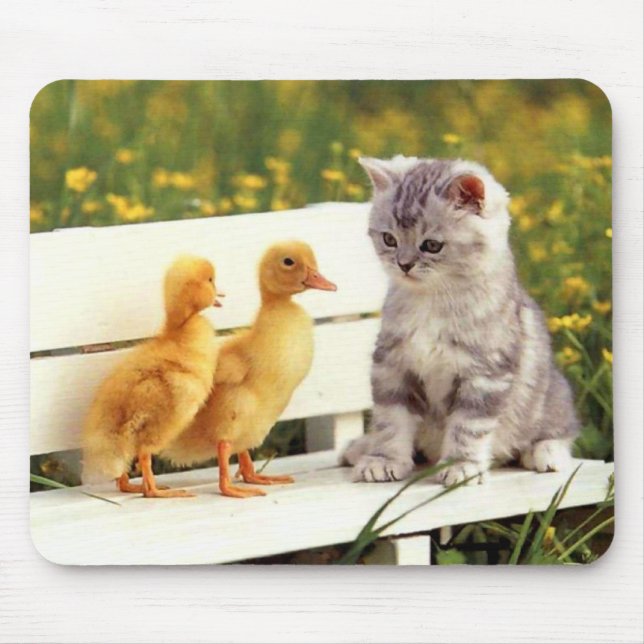 Den fula ducklingen Mousepad Musmatta (Framsidan)