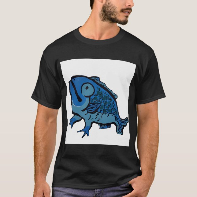 Den Fula Grodfisken T Shirt (Framsida)
