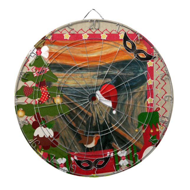 Den fula jultomten darttavla (Framsidan)