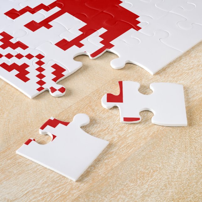 Den fula jultröjan QR kodifierar gott nytt år! Pussel (Sidan)