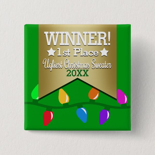Den fula jultröjavinnaren knäppas knapp (Framsida)