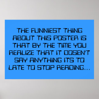 Den funniest sak poster