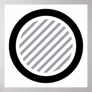 Den fyllda primära – Geometrisk uttryck Poster