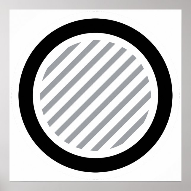 Den fyllda primära – Geometrisk uttryck Poster (Framsidan)