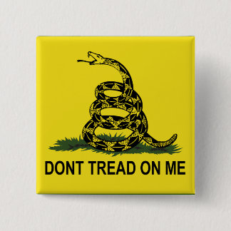 Den Gadsden flagga går inte på mig Knapp