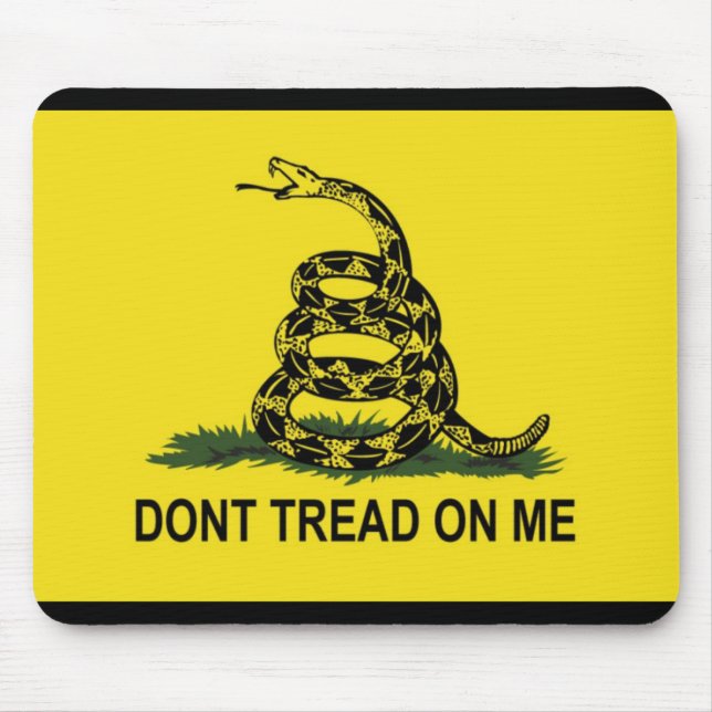 Den Gadsden flagga går inte på mig Musmatta (Framsidan)