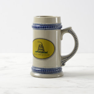 Den Gadsden flagga går inte på mig oval design Sejdel