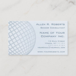 Den gående globala eleganta bleken - slösa modernt visitkort