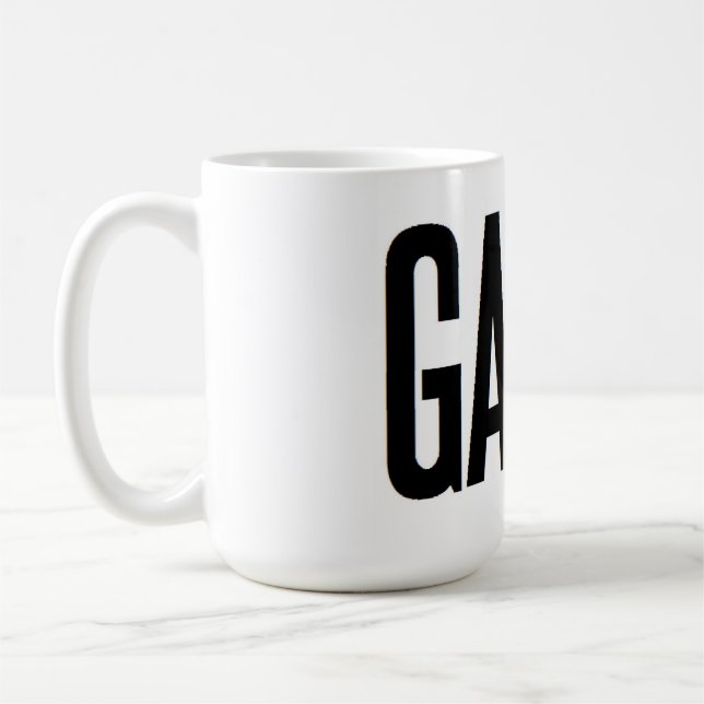 Den Gainz genomköraren övar Kaffemugg (Vänster)