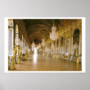 Den Galerie desen Glaces (Hall av speglar) 1678 Poster