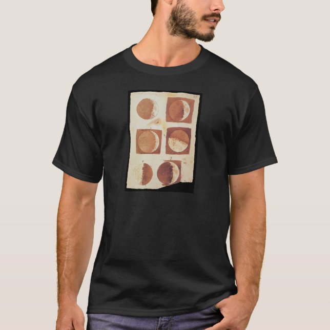 Den Galileo månen arrangerar gradvis 1616 Tee Shirt (Framsida)
