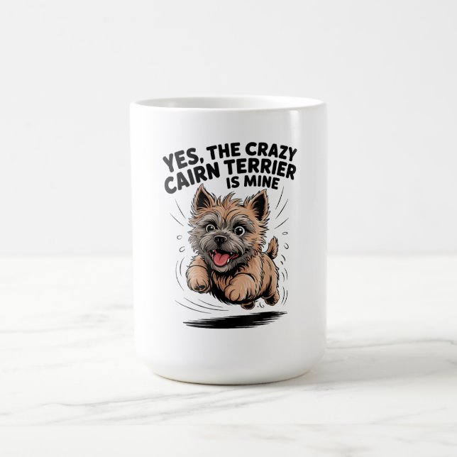 Den galna Cairn Terrier är min Kaffemugg (Center)