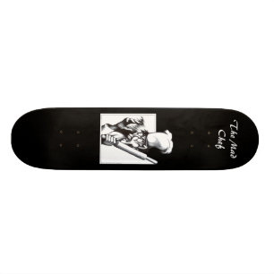 Den galna Chef Skateboard Bräda 21,5 Cm