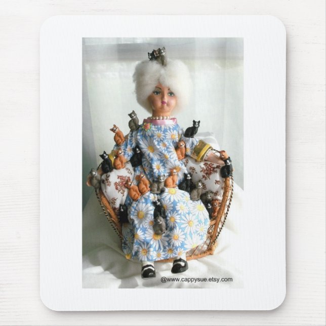 Den galna kattdammusen vadderar musmatta (Framsidan)