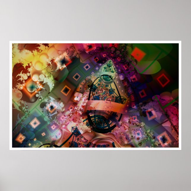 Den galna mannens vision poster (Framsidan)