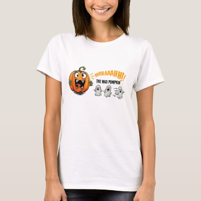 Den galna pumkin t shirt (Framsida)