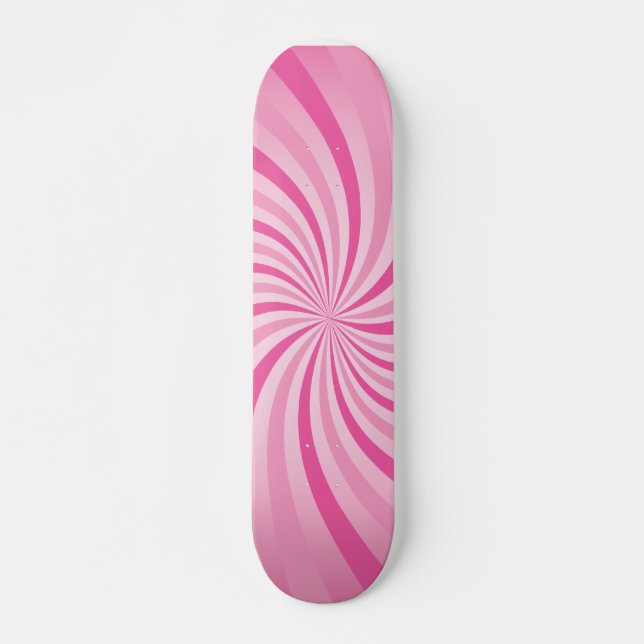 Den galna rosaskridskon stiger ombord skateboard bräda 20 cm (Framsida)