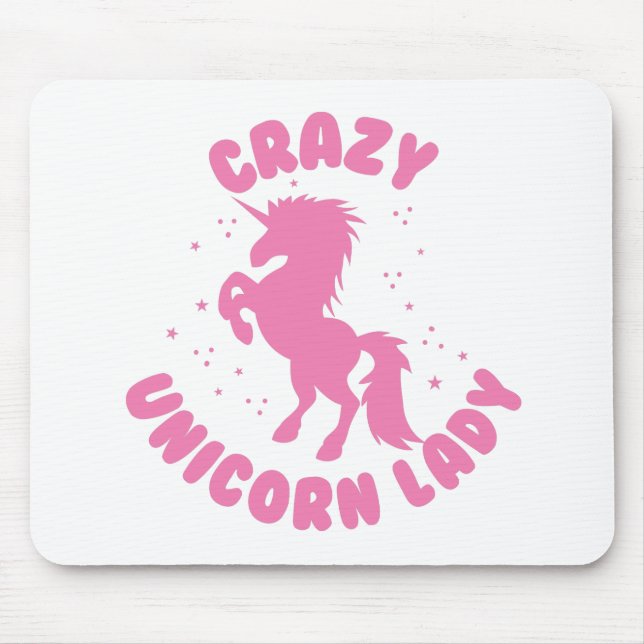 den galna unicorndamen cirklar i rosor musmatta (Framsidan)