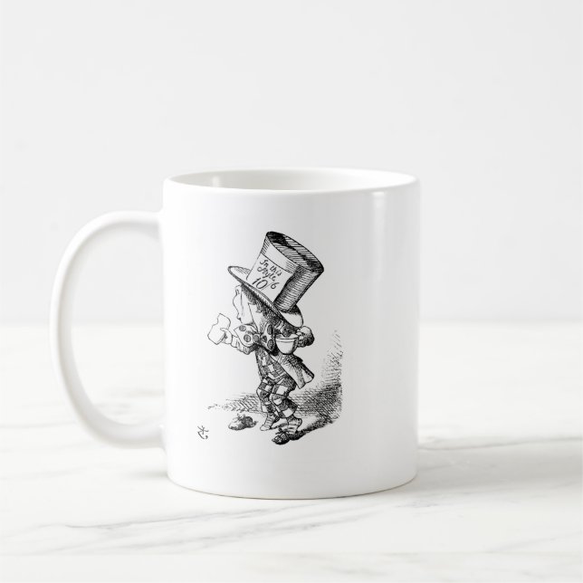 Den galne hattmakaren  kaffemugg (Vänster)