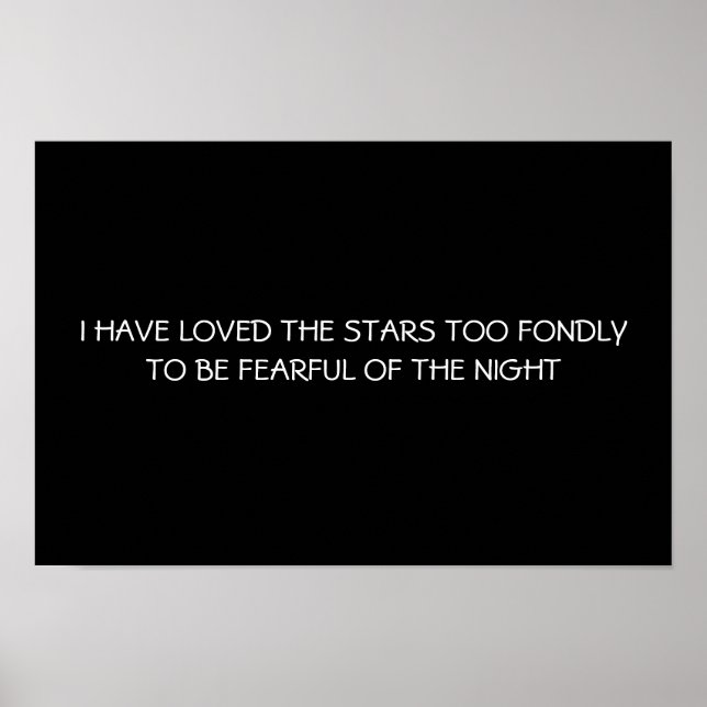 Den gamla astronomern till sin elev poster (Framsidan)