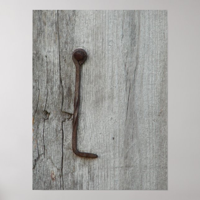 Den gamla Barn Latch Poster (Framsidan)