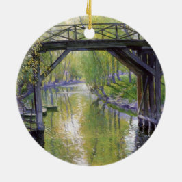 Den gamla bron (av Guy Ro) Julgransprydnad Keramik