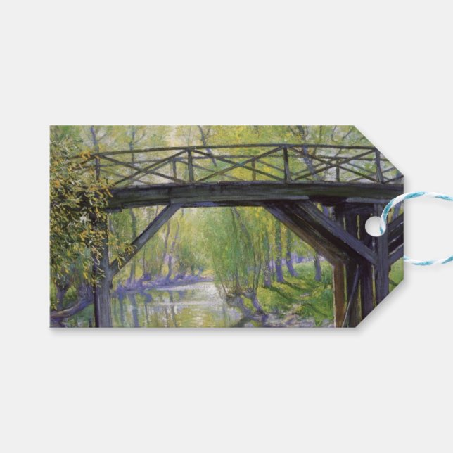 Den gamla bron (av Guy Ro) Presentetikett (Framsidan (Horisontell))