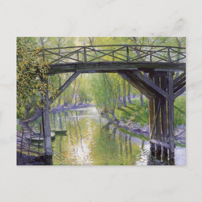Den gamla bron (av Guy Ro) Vykort (Framsida)