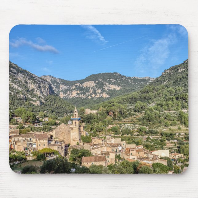 Den gamla byn Valldemossa - Mallorca, Spanien Musmatta (Framsidan)